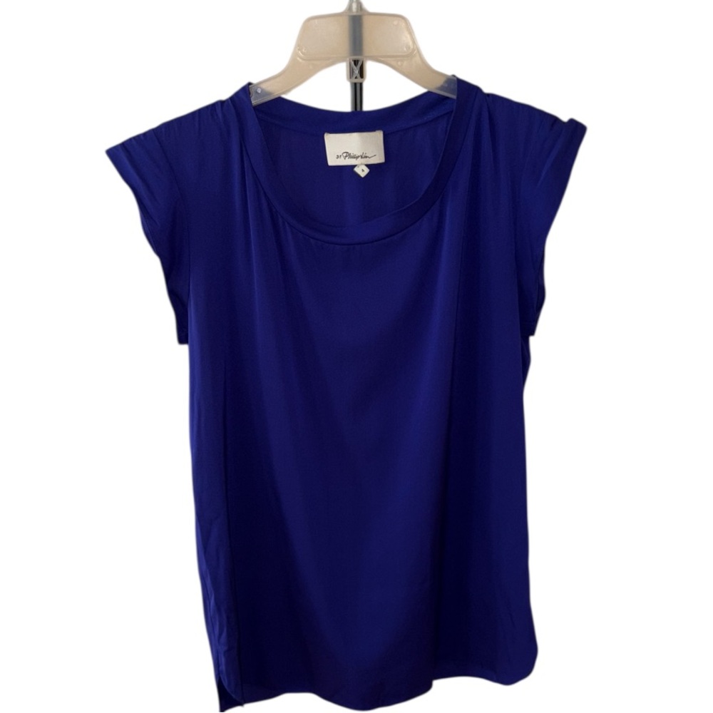 3.1 Philip Lim Indigo Top